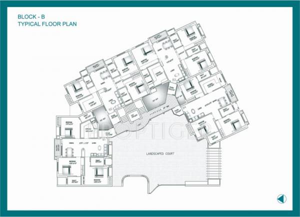 agni-estates rainbow-end Cluster Plan from 1st to 4th Floor