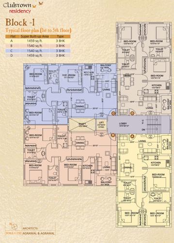 Images for Cluster Plan of Space Clubtown Residency