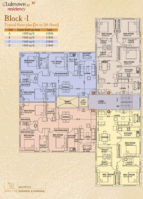 Images for Cluster Plan of Space Clubtown Residency