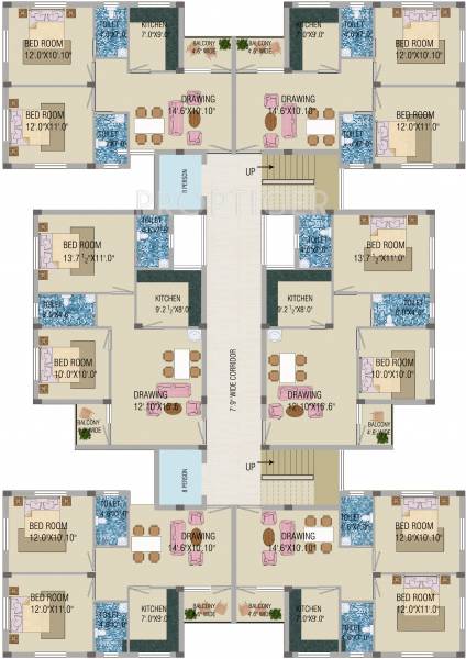 Images for Cluster Plan of TR Infrastructure and Developers Pvt Ltd Bhargavi Greens