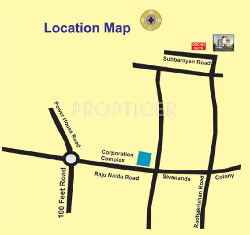 Images for Location Plan of Lumbodhara Orchid Elite