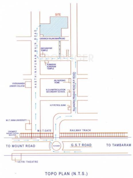 agni-estates lakshmi-kripa Location Plan