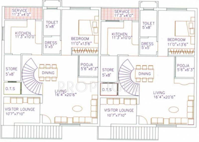 agni-estates lakshmi-kripa-villa Cluster Plan for 1st Floor