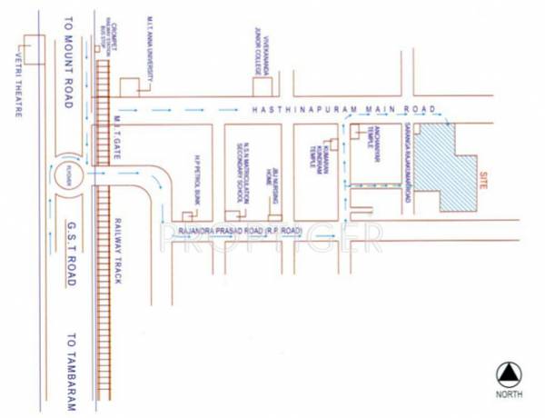 agni-estates lakshmi-kripa-villa Location Plan