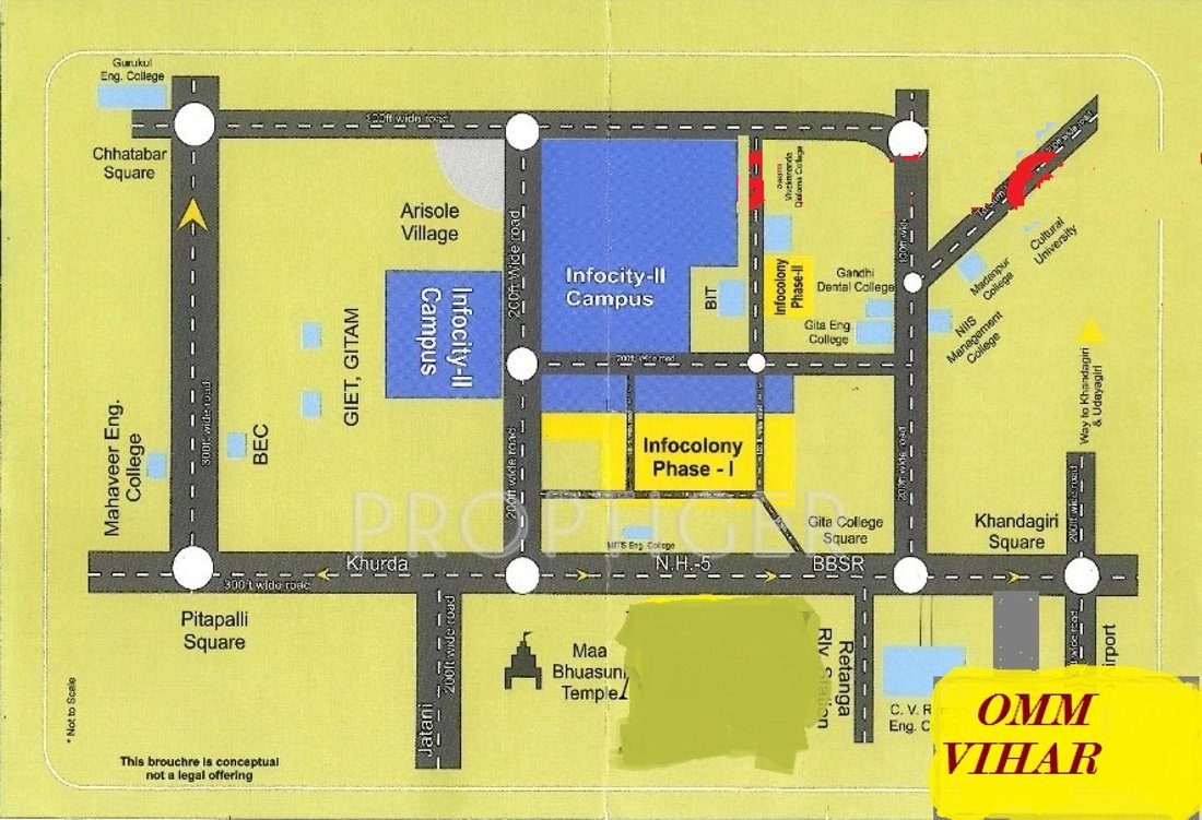 Images for Location Plan of Omm Shree Estcon Omm Vihar
