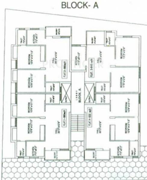 agni-estates lakshmi-griha Block A Cluster Plan