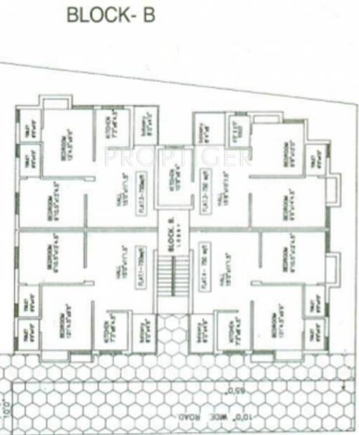 agni-estates lakshmi-griha Block B Cluster Plan