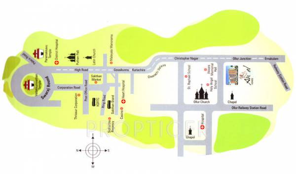 Images for Location Plan of Harisree Builders And Developers Angel Homes