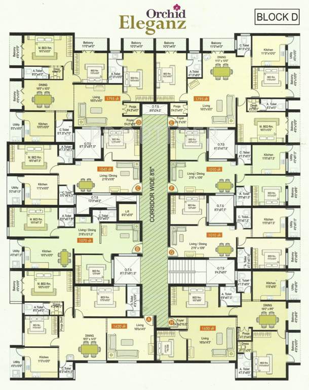 orchid eleganz Images for Cluster Plan of Lumbodhara Orchid Eleganz