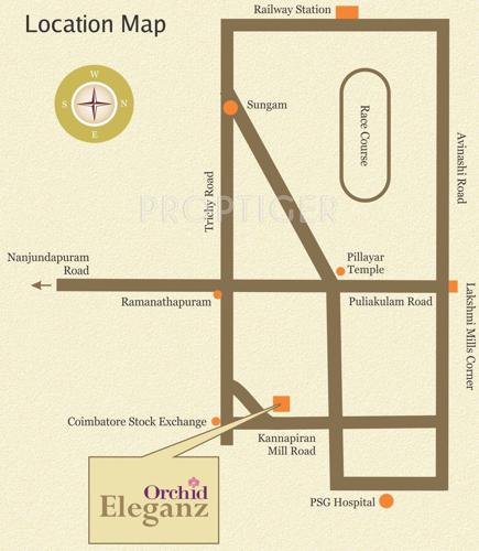  orchid-eleganz Images for Location Plan of Lumbodhara Orchid Eleganz