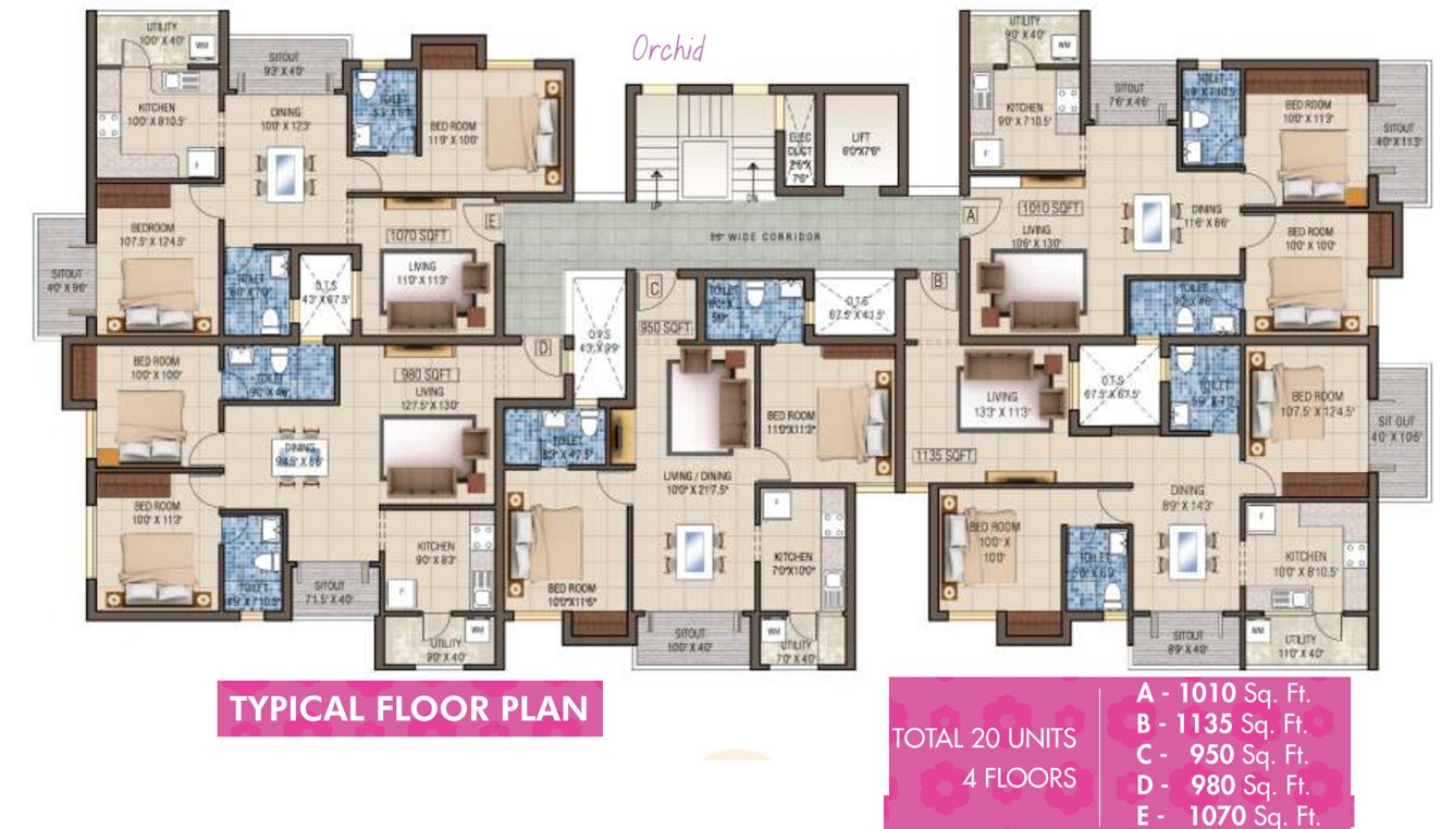 Images for Cluster Plan of Fairyland Sai Amaranta