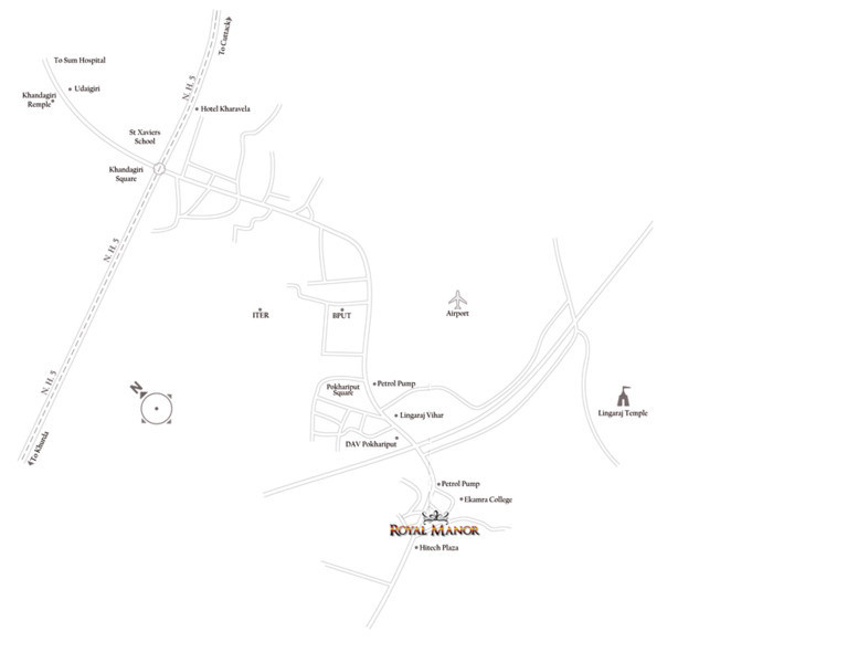  royal manor Location Plan