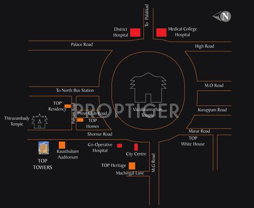  towers Images for Location Plan of Top Constructions Towers