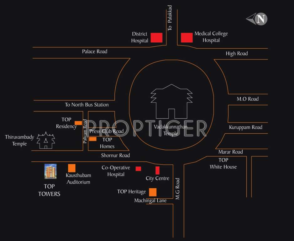  towers Images for Location Plan of Top Constructions Towers