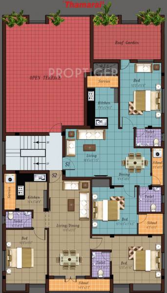 Images for Cluster Plan of Abhishek Thamarai