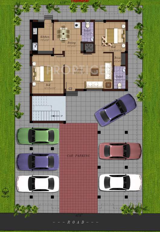 Images for Cluster Plan of Abhishek Thamarai