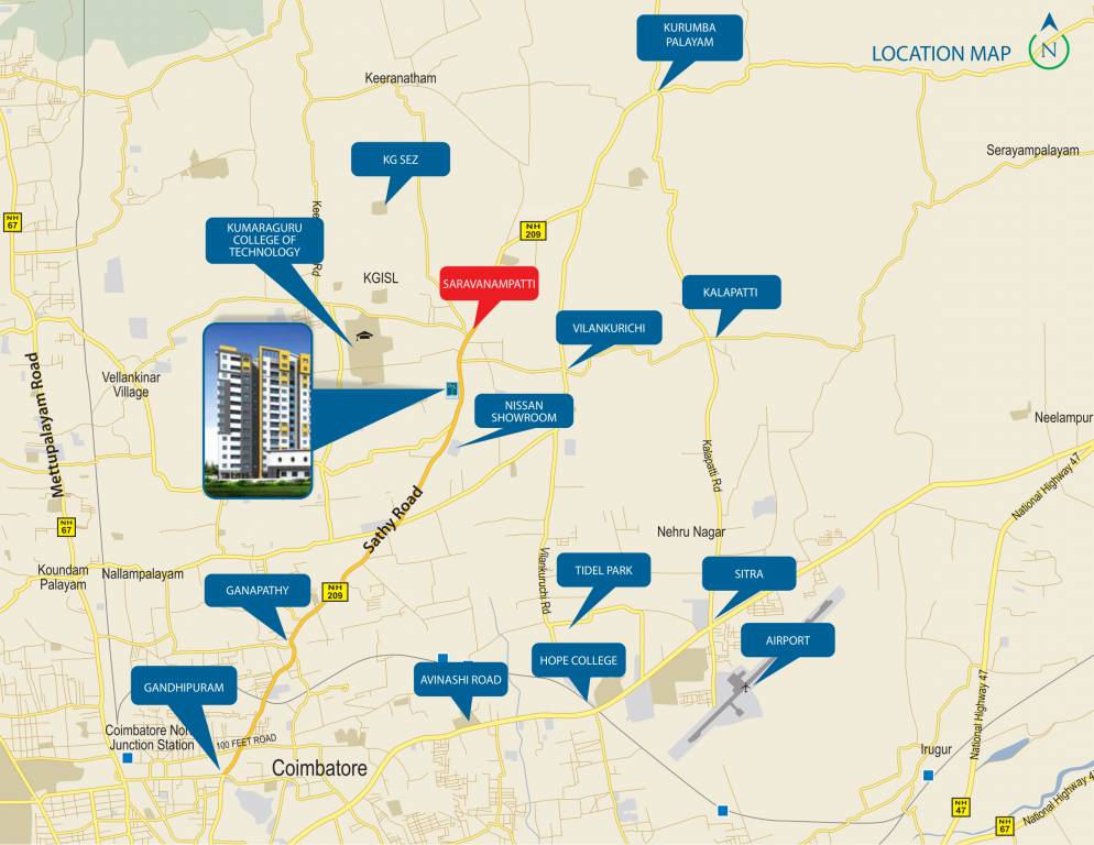 central park Location Plan