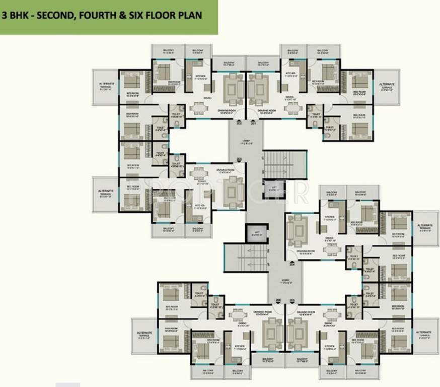 Images for Cluster Plan of Pyramid City 5