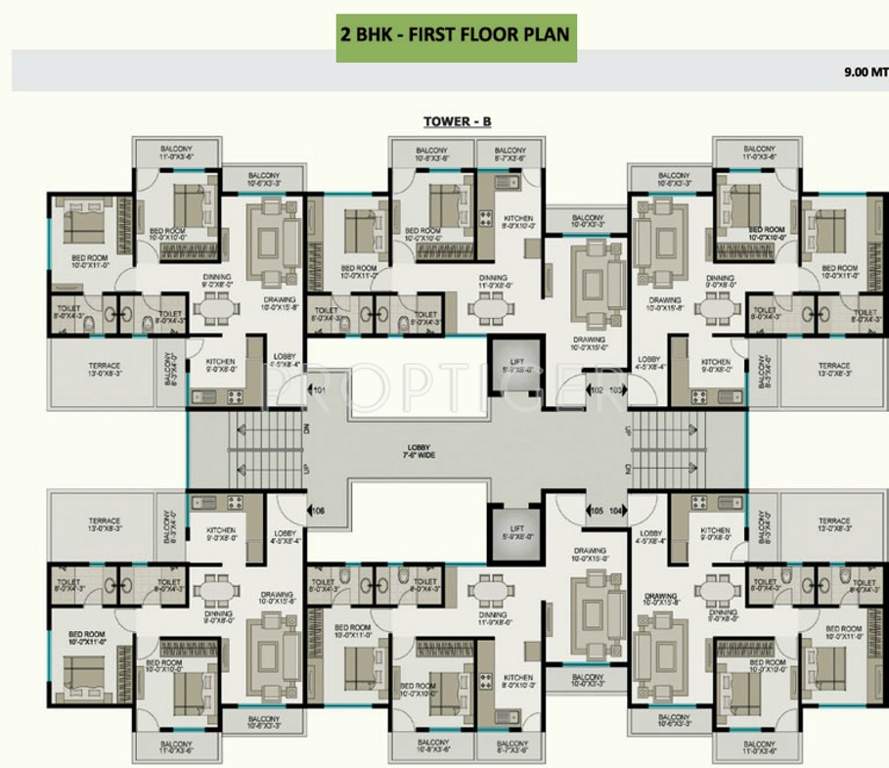 Images for Cluster Plan of Pyramid City 5