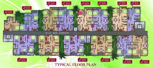 Images for Cluster Plan of Mahanadi Shree Gopinath Enclave Apartment