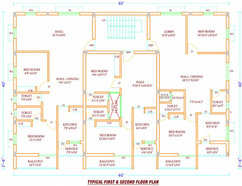 sarathi-engineers aditya Aditya Cluster Plan for 1st & 2nd Floor