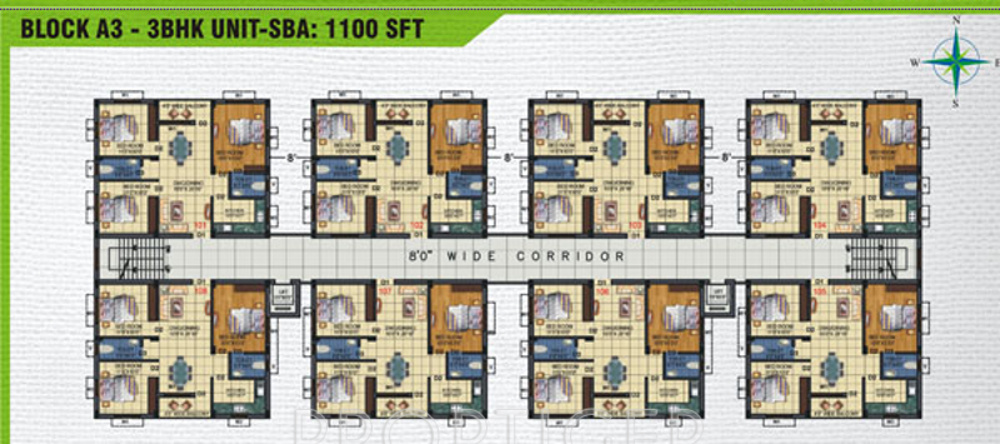 Images for Cluster Plan of Om Swastik Estcon Pvt Ltd Platinum Paradise