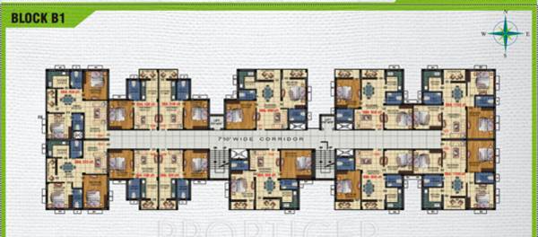 Images for Cluster Plan of Om Swastik Estcon Pvt Ltd Platinum Paradise