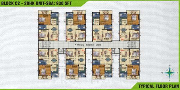  platinum-paradise Cluster Plan