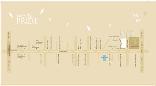  pride Images for Location Plan of Dharnidhar Pride