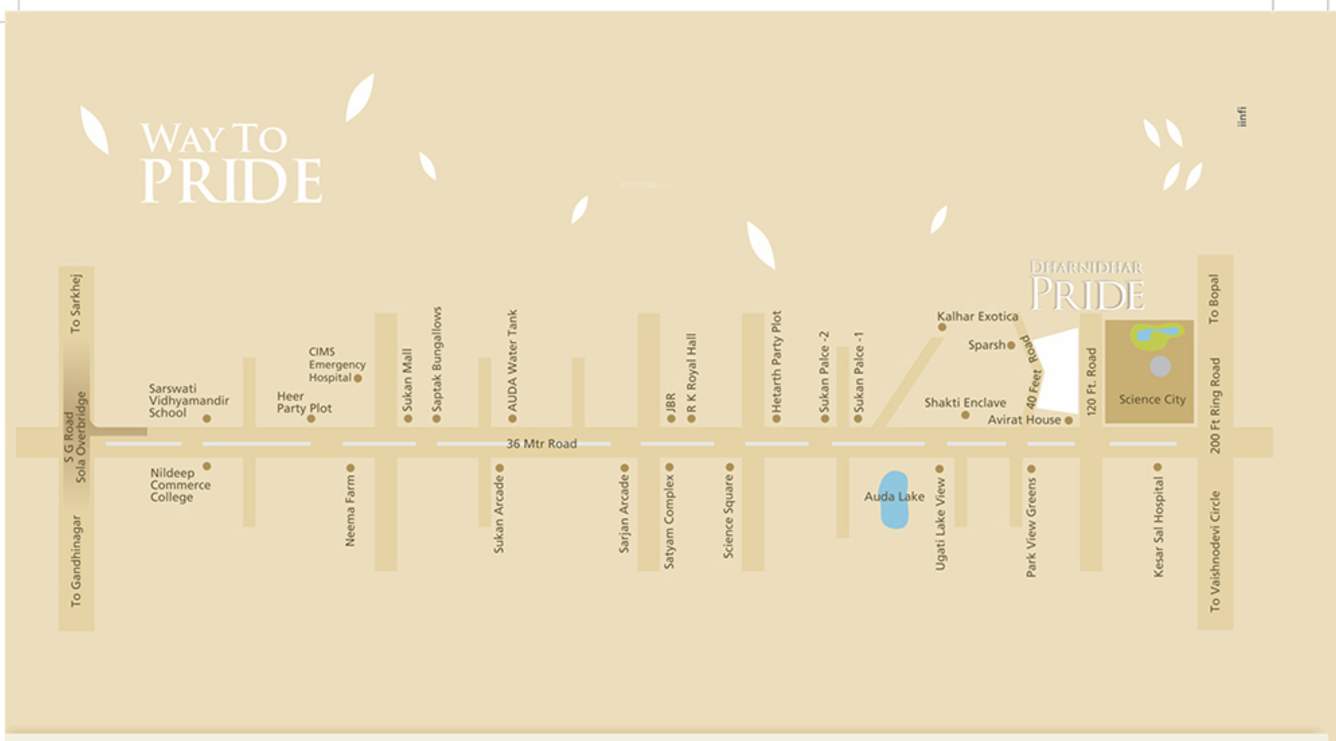 pride Images for Location Plan of Dharnidhar Pride