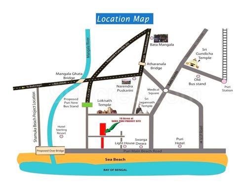 Location Plan shreekhetra-kalinga-kutira-villa Location Plan
