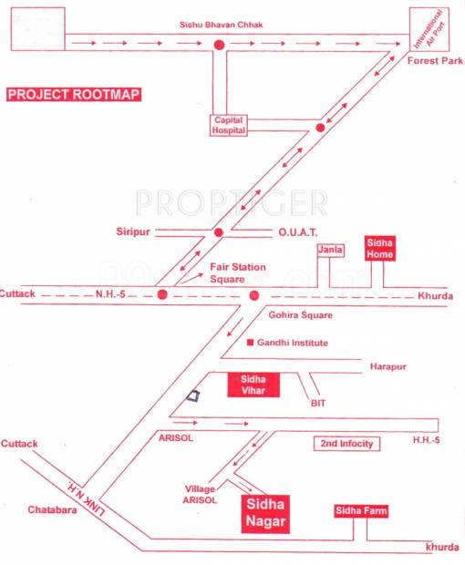 Images for Location Plan of Sidheswar Sidha Nagar