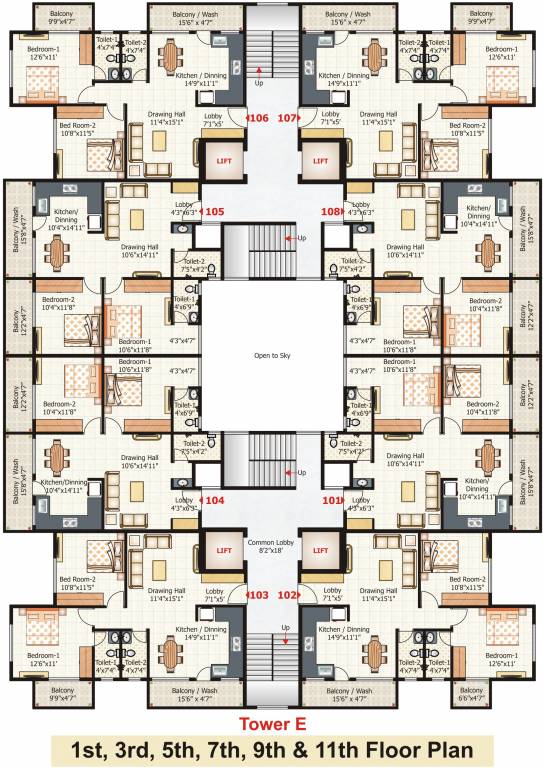 Images for Cluster Plan of Pyramid City 6