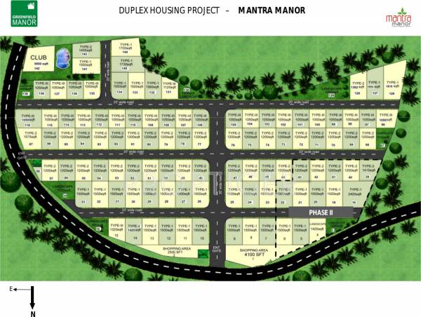 greenfield-manor-pvt-ltd mantra-manor Layout Plan
