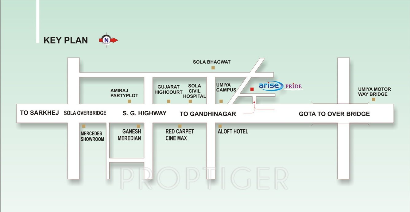 pride Images for Location Plan of Arise Group Pride