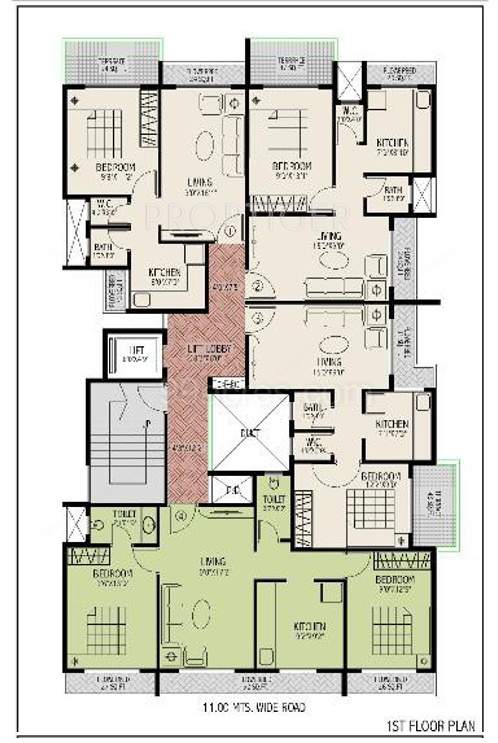Images for Cluster Plan of Navinchandra Infra Realty Paras Royale