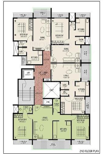 Images for Cluster Plan of Navinchandra Infra Realty Paras Royale