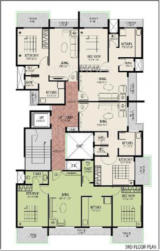 Images for Cluster Plan of Navinchandra Infra Realty Paras Royale