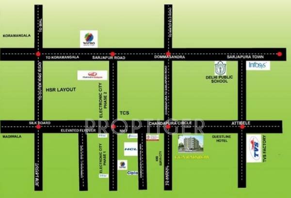 Images for Location Plan of ChandraKantha GCA Rainbow