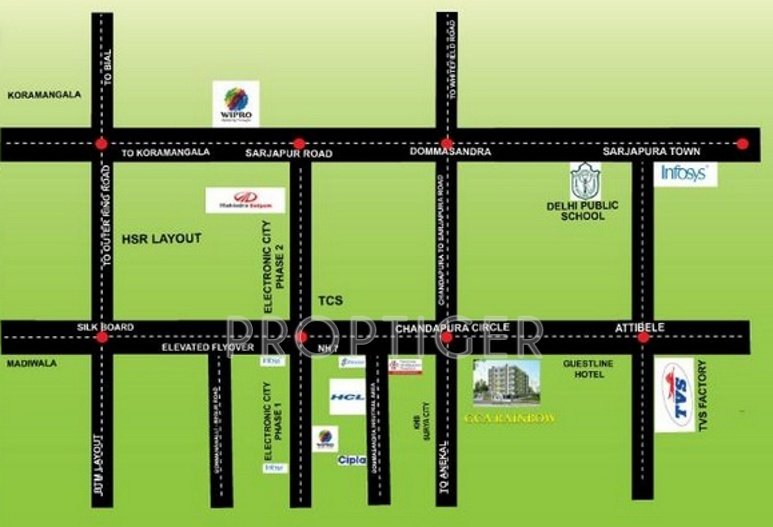 Images for Location Plan of ChandraKantha GCA Rainbow
