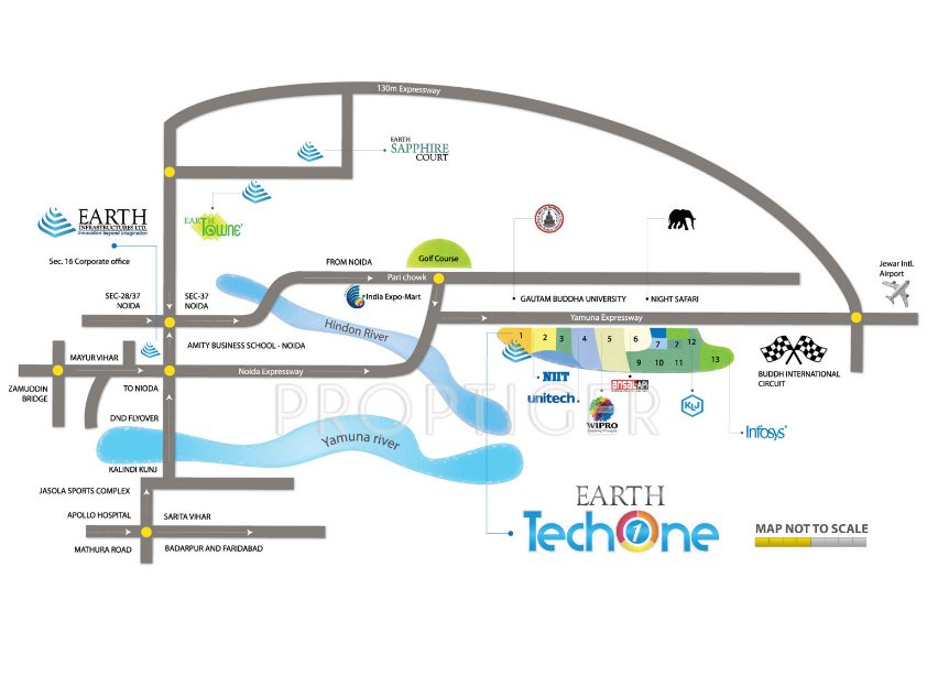  tech one Images for Location Plan of Earth Tech One