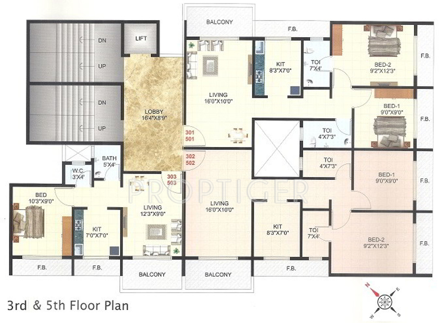  corner Images for Cluster Plan of Jay Corner