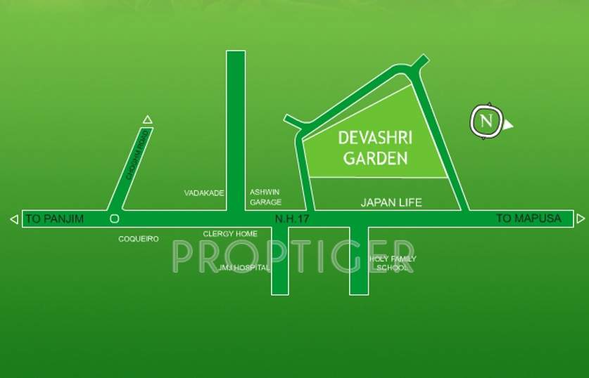  garden Images for Location Plan of Devashri Garden