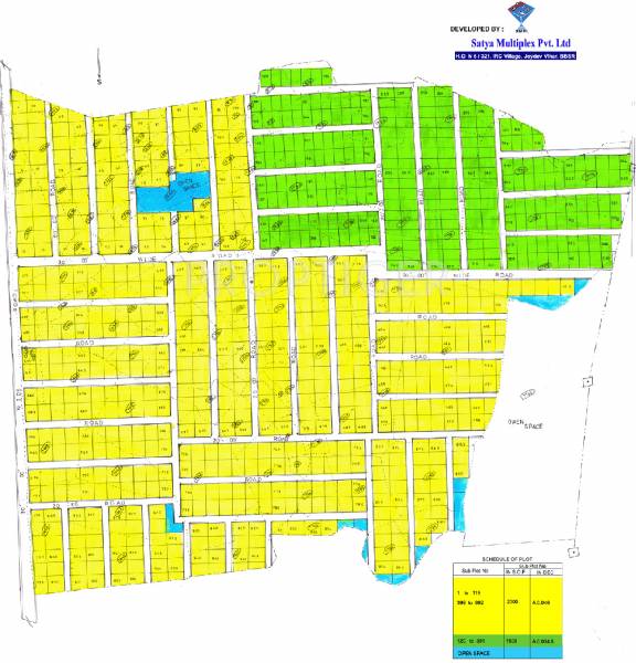 Images for Layout Plan of Satya Multiplex Pvt Ltd Raghunath City