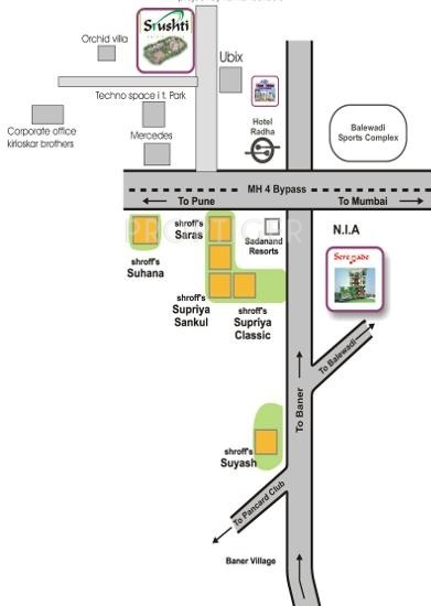 Images for Location Plan of Shroff Srushti