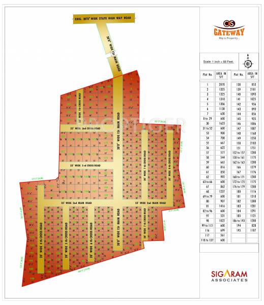 Images for Layout Plan of Sigaram CS Gate Way Images for Layout Plan of Sigaram CS Gate Way