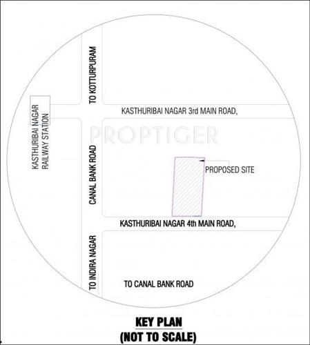  kamakoti Images for Location Plan of Ramaniyam Real Estates Kamakoti