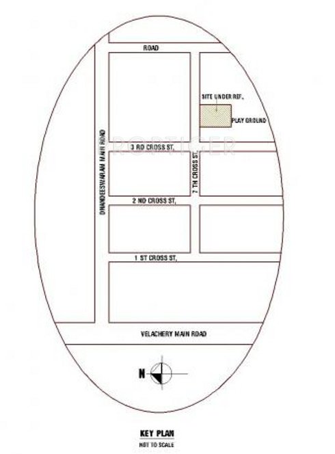 Images for Location Plan of Ramaniyam Real Estates Meenakshi