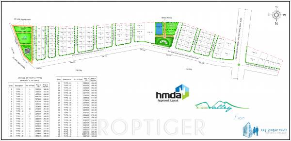 Images for Layout Plan of Ivy League Villas Pvt Ltd Silicon Valley