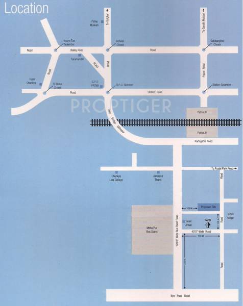 sunrise-sai-developer lakhi-mansion Location Plan